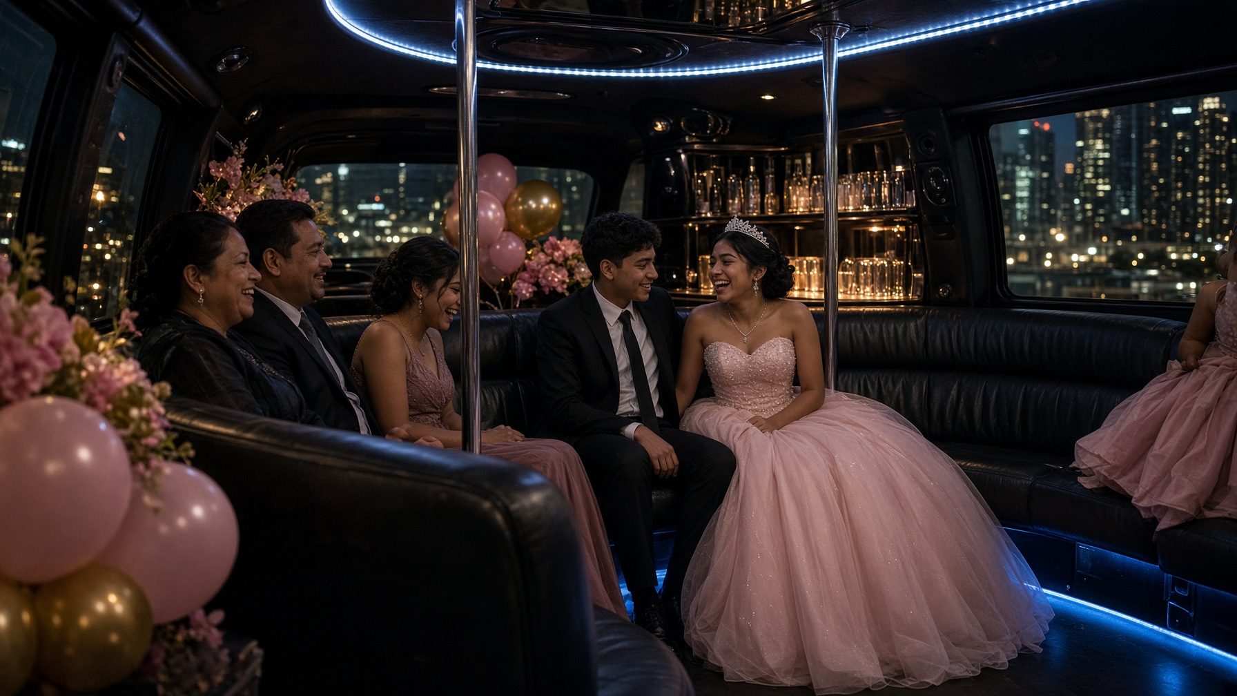 Quinceanera party bus Chicago